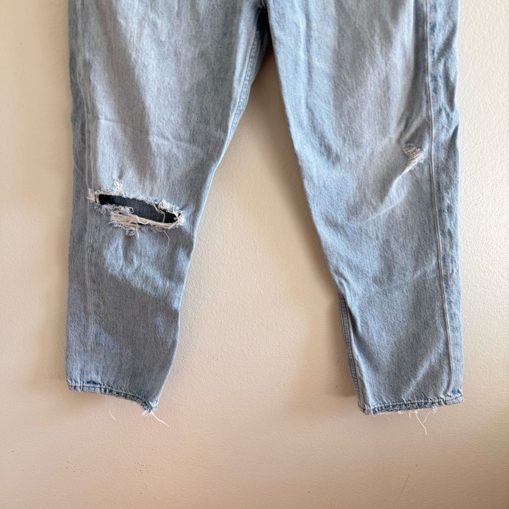 Agolde Riley Crop High Rise Distressed Jeans size 27 - Picture 6 of 12